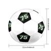 1PC Green Number Seventyfive Soccer Ball Size 5 Football Machine Sewn Indoor/Outdoor Universal Football W108