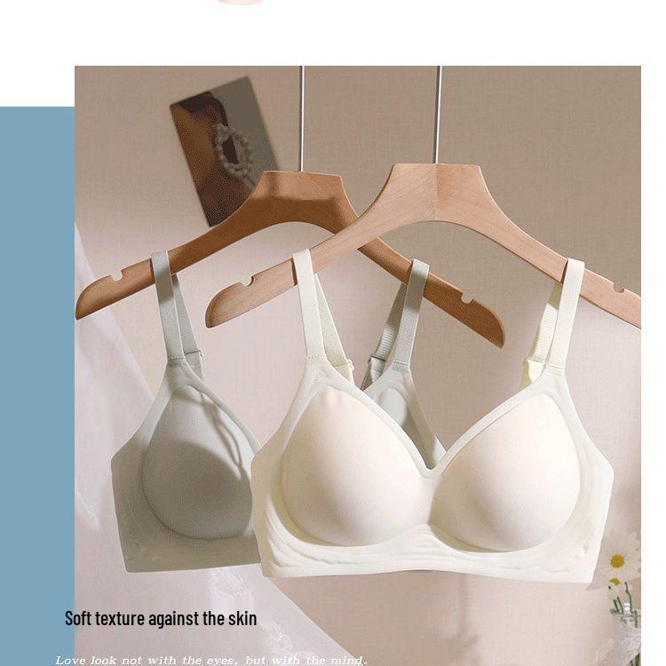 Cartoon Push-Up Wireless Bra for Small Busts with Side Support