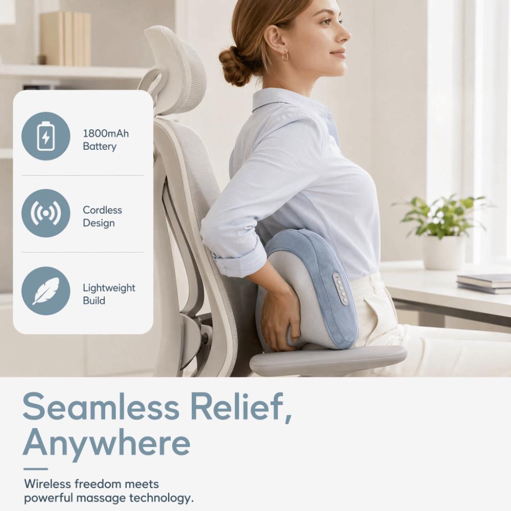 Kneading Function Massage Backrest Pillow Multi-Functional Full Body Massager Home Office