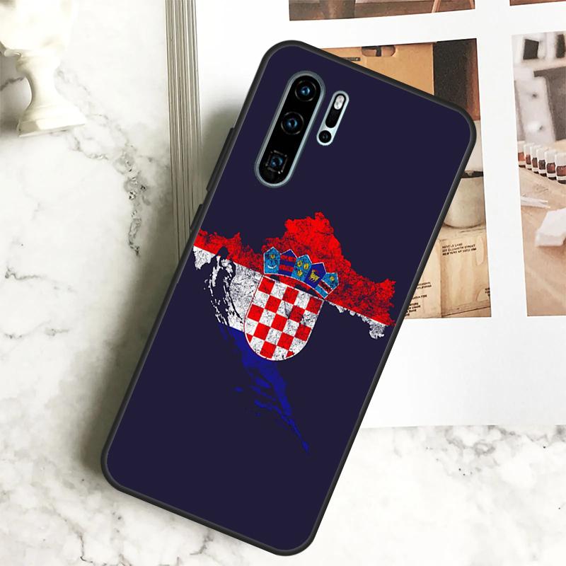 Croatia Coat Of Arms Flag For Huawei Nova 12i 12s 11i 8i Y73 Y72 Y61 Y91 Y90 Y70 Y60 9 10 SE P30 P40 Lite P60 Pro Case
