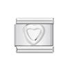 26 English A-Z Letter Name Custom Silver Color 9mm Link Charms Italian Stainless Steel Bracelet DIY Jewelry Making Hand Chain