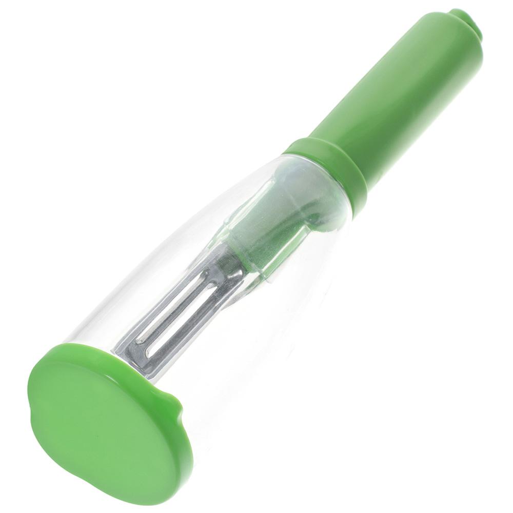 Green Vegetable Peeler with Container Fruit Peeler Easy to Use Kitchen Peeler  Kitchen