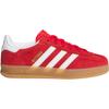 adidas Originals Gazelle Indoor Suede Comfortable Durable Low Top Kids Sneakers Kids Sneakers Red IH9136