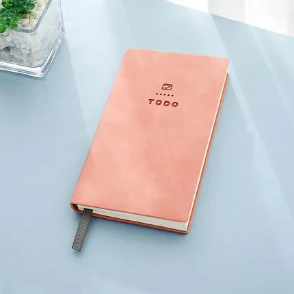 A6 Portable Work Notebook College Student Time Management Self-disciplined Clock Schedule TO DO LIST Notepad Office Stationery