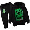 Kinderen Hoodie Trainingspak Creeper Jongens Hoodie Broek 2-delige Set Minecraft HD Print Game Kinderen Hoodie Set Jongen Meisje Hoodie Set Polyester