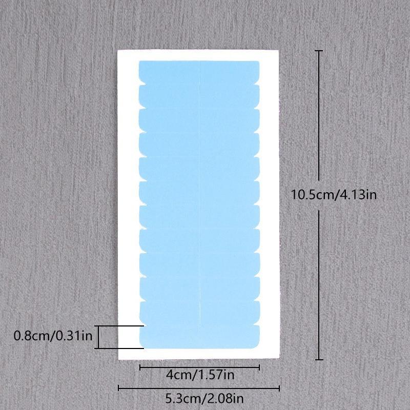 60Pcs Hair Extension Tape Tabs Scraper Replacement Double Sided Adhesive Strong Waterproof Traceless For Extension Toupee