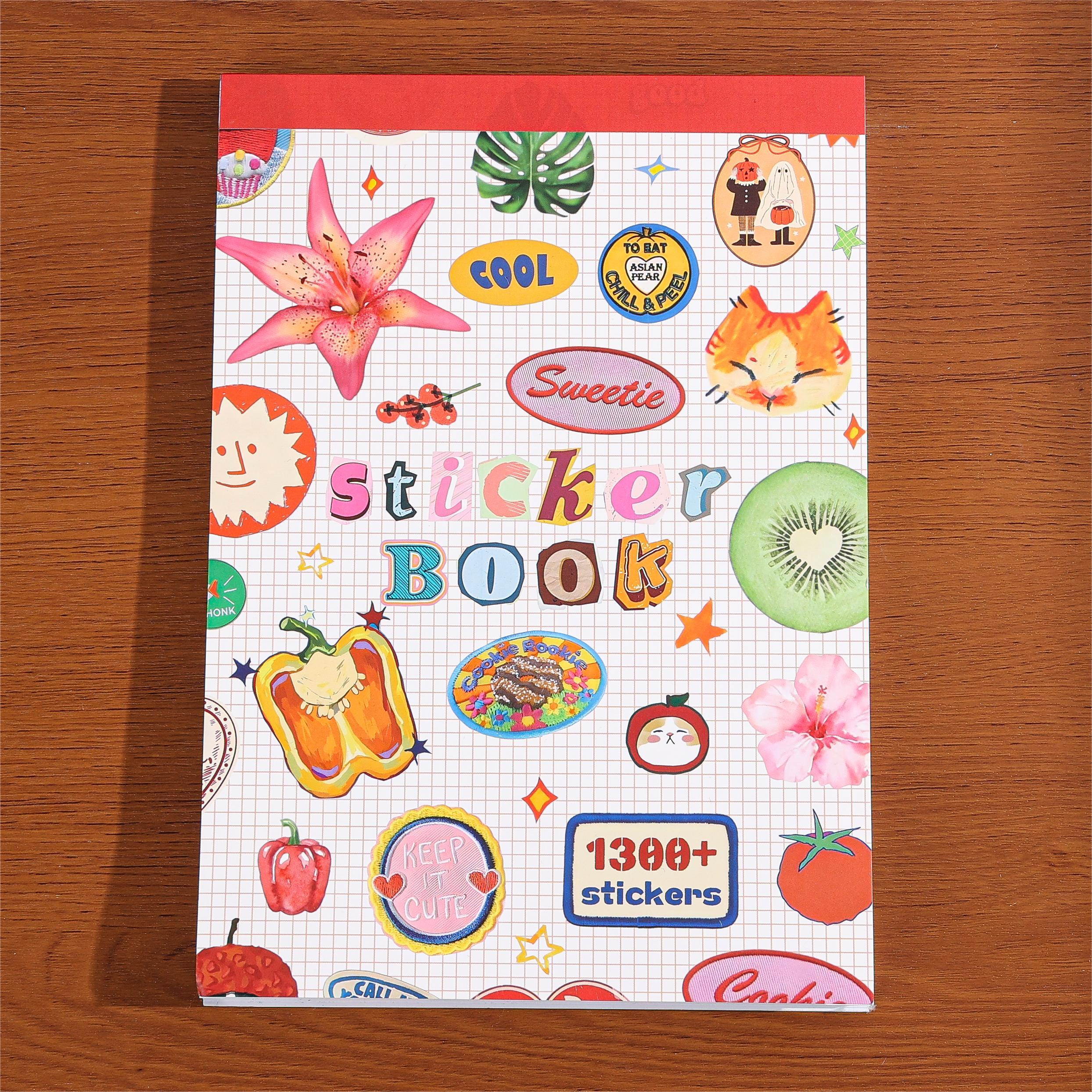 

1300Pcs Ins Style Cute Stickers, Aesthetic Waterproof Decorative Stickers For Journal Planner Scrapbook And Diy Scrapbook Diary (As shown-20432)-