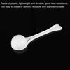uxcell 15-Piece Micro Spoon, 3g Measuring Scoop, Plastic Round Bottom Mini Spoon, Flat Bottom Mini Spoon for Home Kitchen, Powder Measurement, and Bak