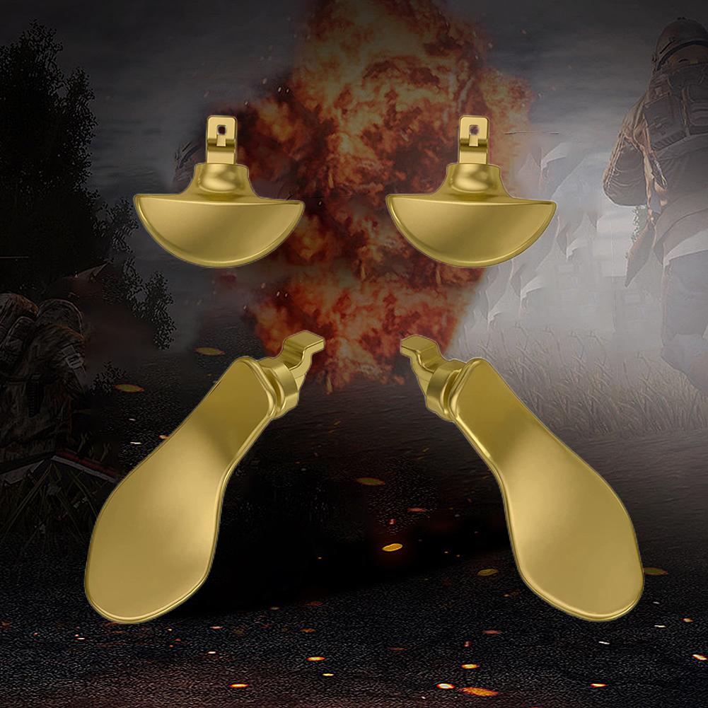 4 Stück/Set Metallgriff Rückseitentaste Verschleißfeste Spielgriff Lasche Korrosionsbeständiges Ersatzzubehör für PS5 Elite Controller