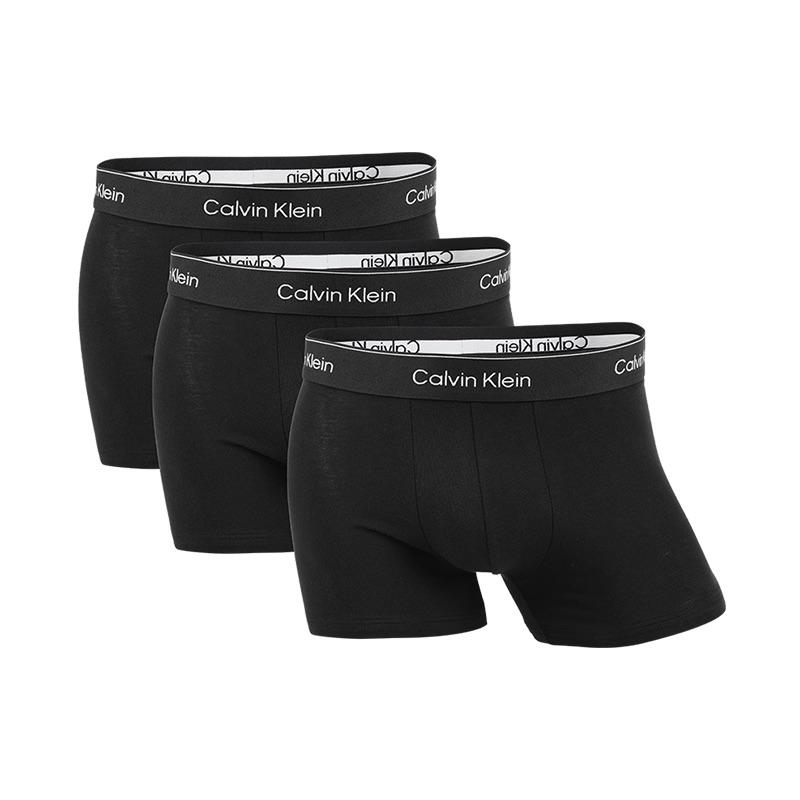 

Calvin Klein Comfortable Seamless Logo Trim Boxer Briefs 3-Pack Men underwear LV00NB4392-TM6