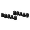 10Pcs Guitar Volumes Control Knob Potentiometer Knobs 6mm Shaft Hole Amplifier Knob for Speaker Effect Pedal Amplifier