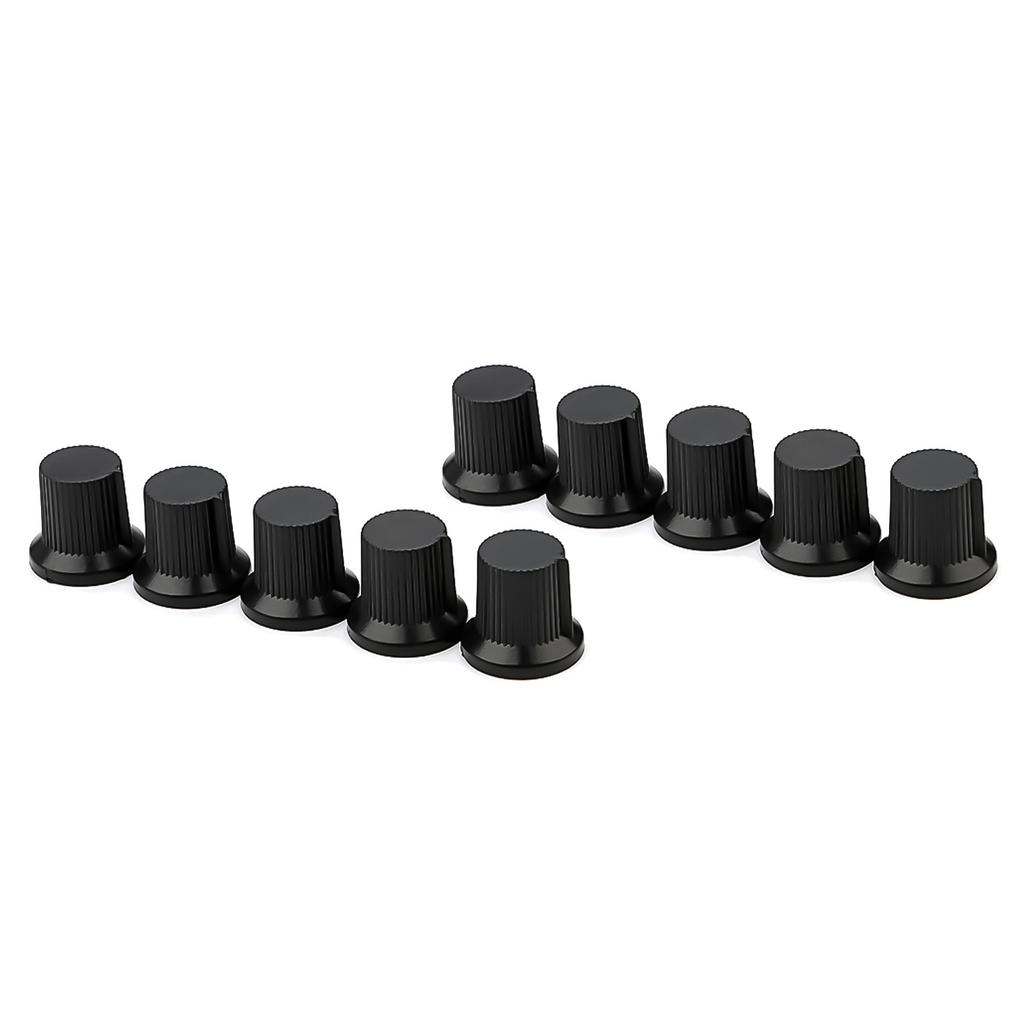 10Pcs Guitar Volumes Control Knob Potentiometer Knobs 6mm Shaft Hole Amplifier Knob for Speaker Effect Pedal Amplifier