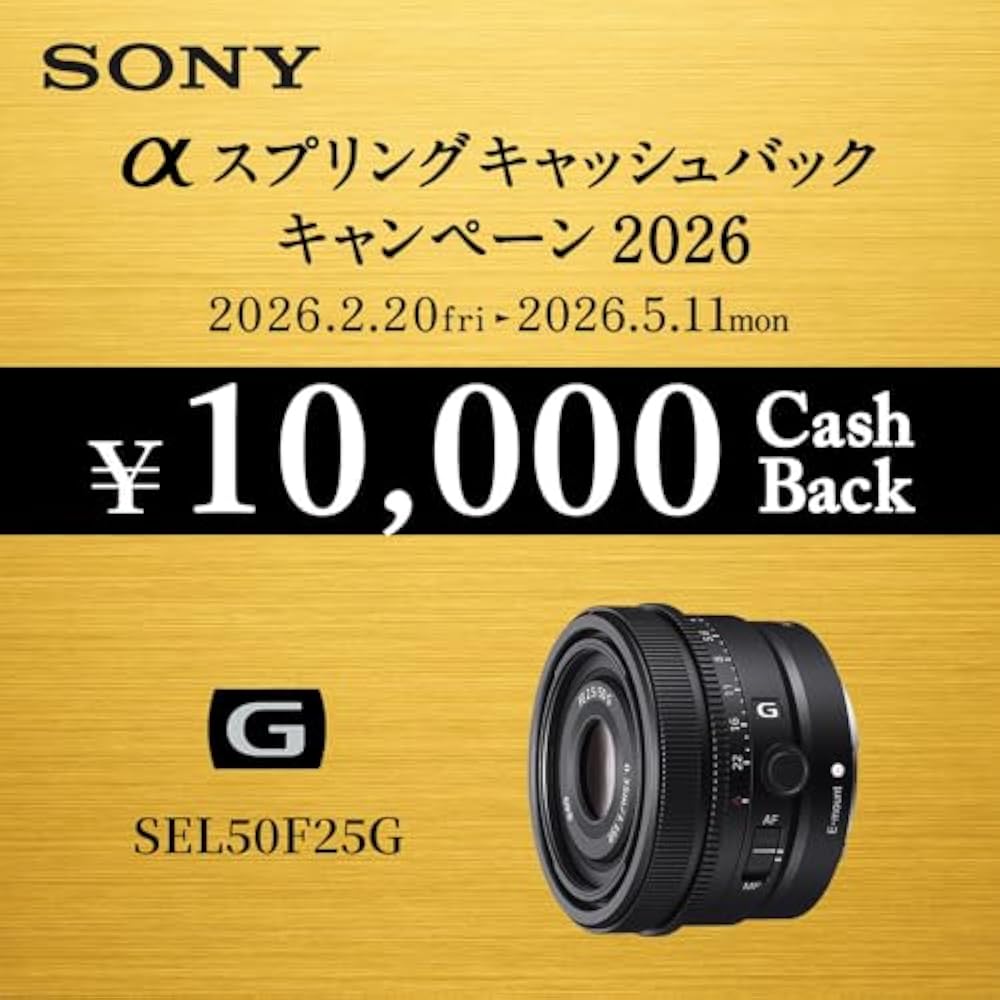 SONY (Sony) Standard Single Focus Lens Full Size FE 50mm F2.5 G Lens Digital Single Lens Alpha [E...