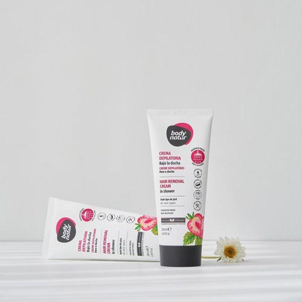 BODY NATUR Hair Removal Cream In-Shower All Skin Red Fruit (for body) 200ml