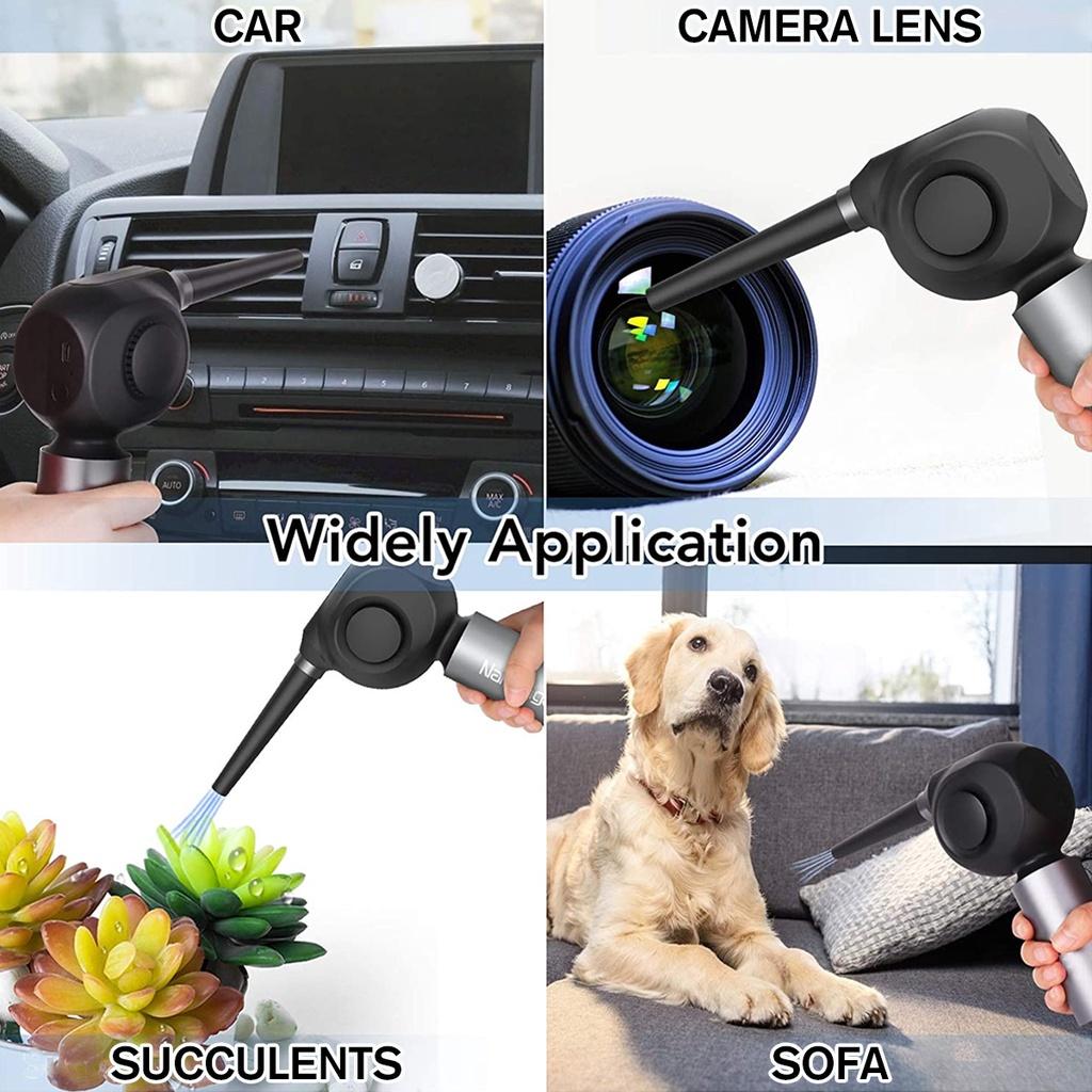 Aspirator Reîncărcabil 50W 6600MAH 36000RPM Suflător de Aer Fără Fir cu Aer Comprimat Pentru Tastatură Computer Electronică Cameră