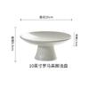 Ceramic Fruit Snack Plate Restaurant High Footed Bowl Restaurant Salad Dessert Bowl Desktop Pastry Nut Plate Cool Dishes Bowl