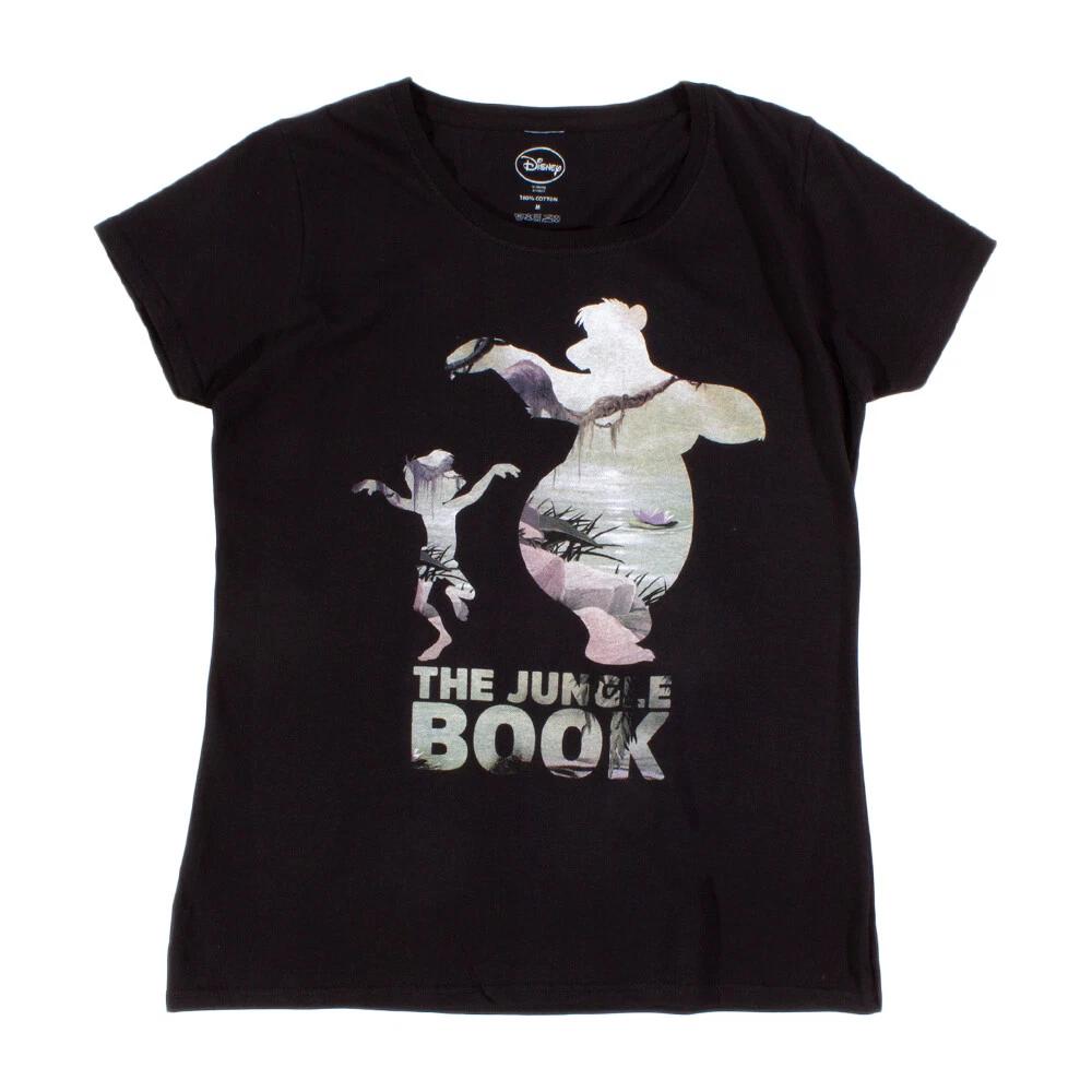 

Женская футболка Disney Книга джунглей Черный танец S