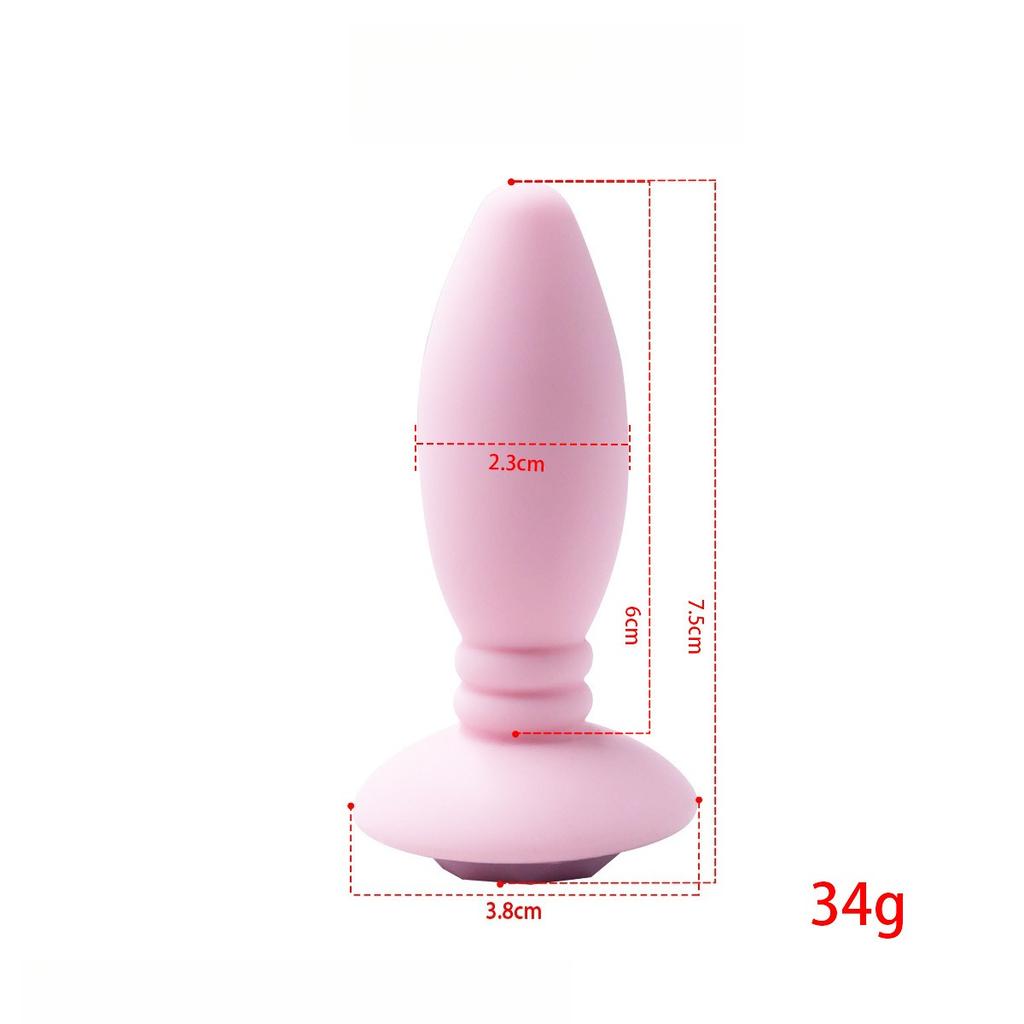 Luminescent Anal Plug Vibrator Metal Butt Plug Prostate Massager Adult Products for Men Women Vibrating Anal Trainer Masturbator