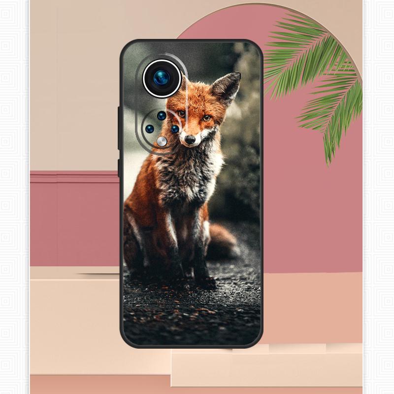 Cute Fox In Autumn Case For Honor Magic 5 6 7 8 Pro Honor 400 Lite 200 X9c X9b X9a X8b X8a X8c 50 70 90 Cover