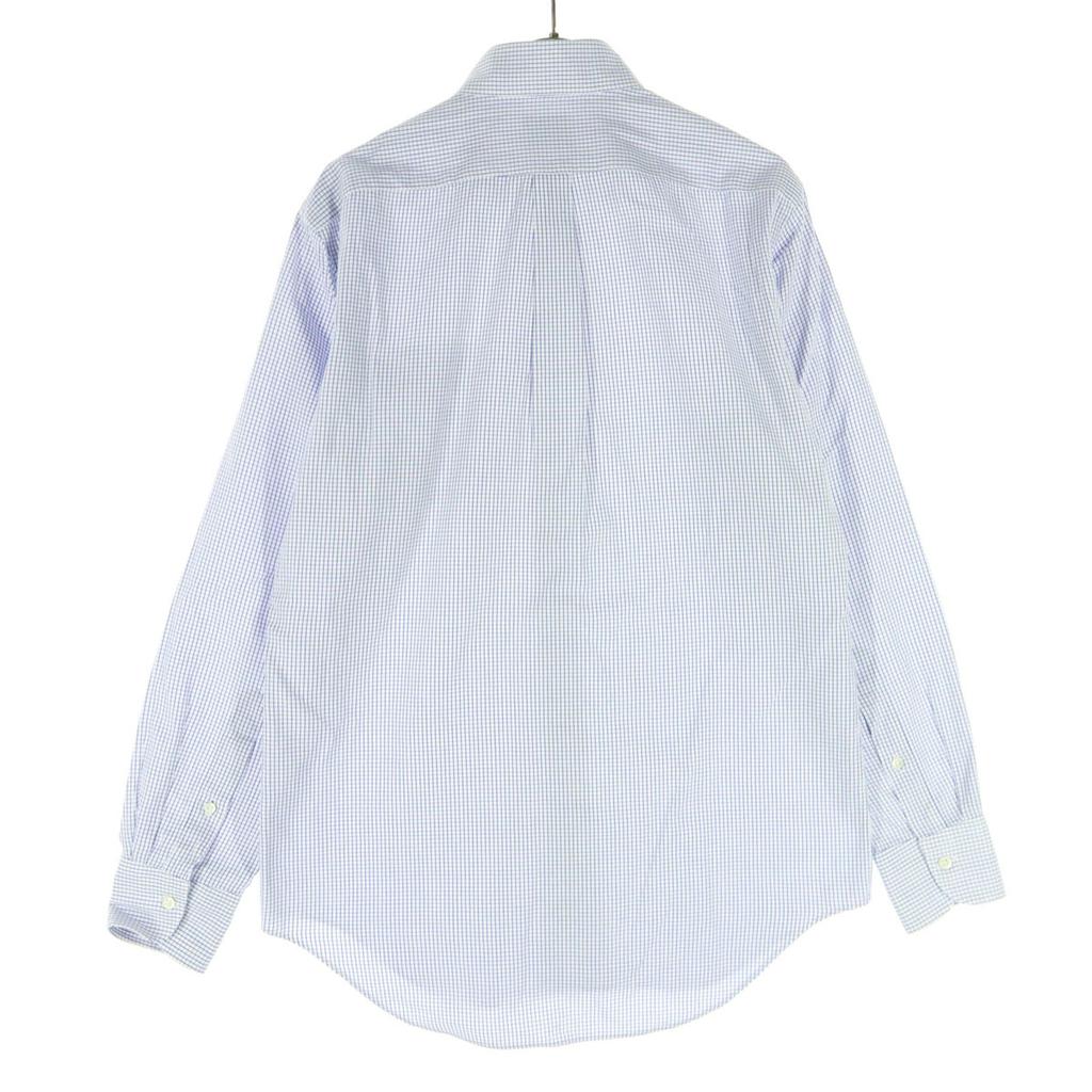 Beauty Products Maker's Shirt KAMAKURA Made In Japan Grid Pattern Long Sleeve Button Down Shirt Men's Used