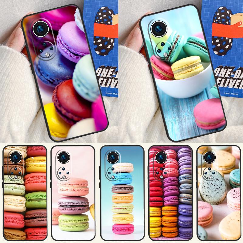 Macarons Cake Dessert Case For Honor 200 Pro 50 70 90 X9a X8a X8 X9 X8b X9c X9b Honor Magic 7 5 6 Lite Pro Cover