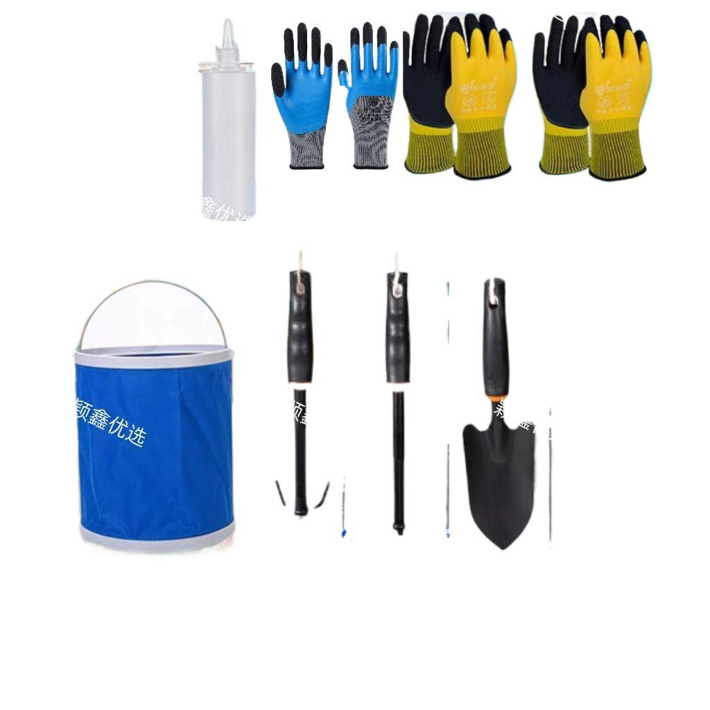 Tide-Chasing Tools: Dual-Use Clam Rake & Crab Clamp Set for Beach and Garden