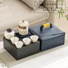 Business Light Luxury Travel Tea Set Outdoor Portable Ancient Rhyme Teapot with Hand Gift Printing Opening Commemoration