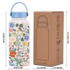 (B) Cute Bow Water Bottle Stainless Steel For Owala Pink For Travel For