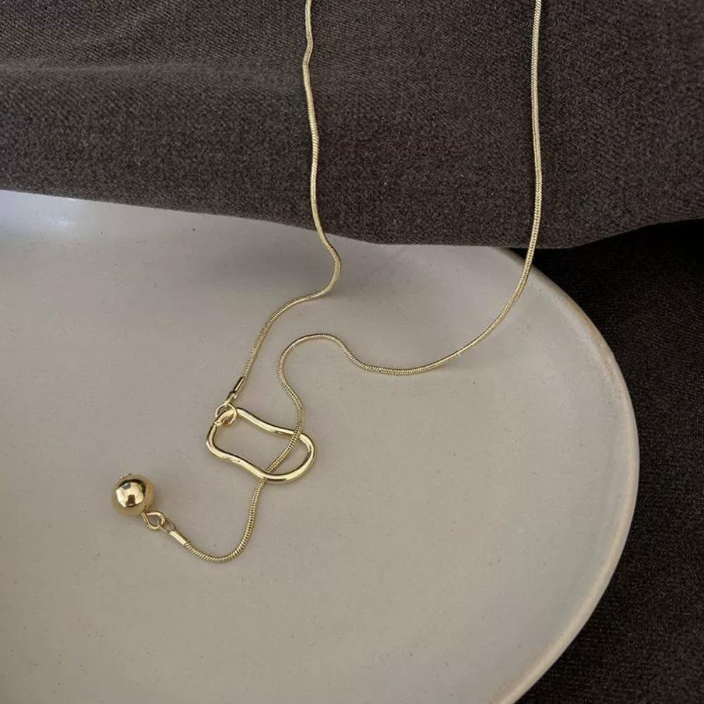 New Golden Silver Color Sweater Chain Women s Long Design New Chinese Style Sweater Chain Fashion Jewelry Accessories Gifts