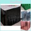 Elegant 2.75m Rose Gold Rain Silk Table Skirt For Stunning Birthday Party Decor