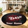 Round Rug Custom NameThe Cure Pattern Non Slip Carpet Home Floor Decor