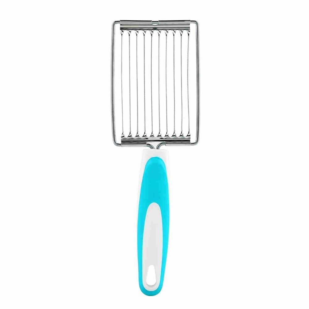 

Stainless Steel Luncheon Meat Cutter Serrated Slicing Comfortable Handle Tomato Slicers Non-Slip Effortless