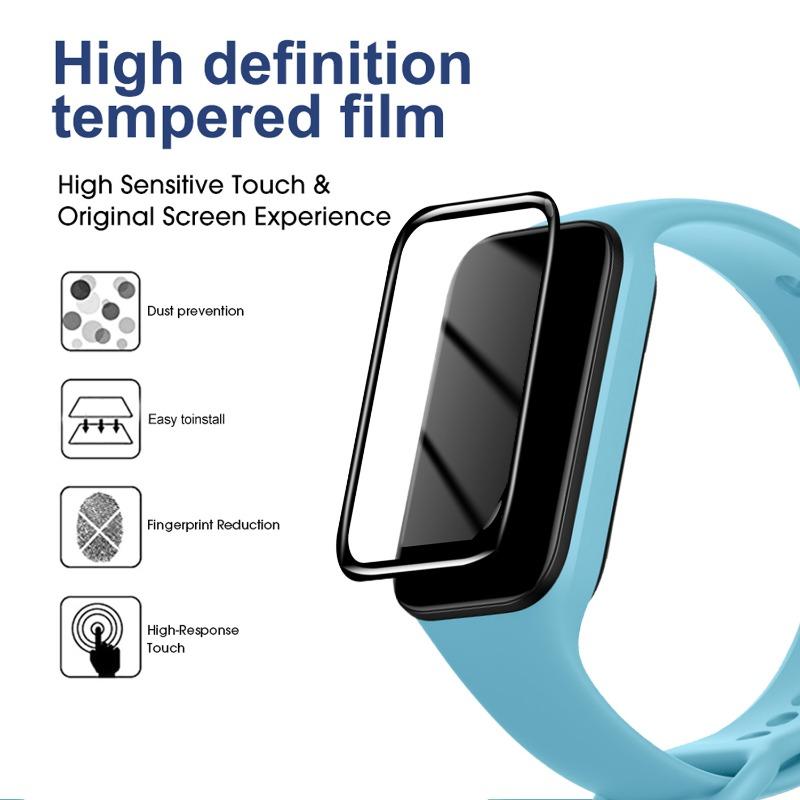 1-10PCS 9D Protective Soft Glass For Xiaomi Mi Band 9 Pro 9 active Screen Protector Soft Glass Film Anti-scratch Protective Film