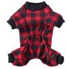 Warm Small Dog Jumpsuits Fleece Dog Overalls Pajamas Cute Winter Dog Pajamas