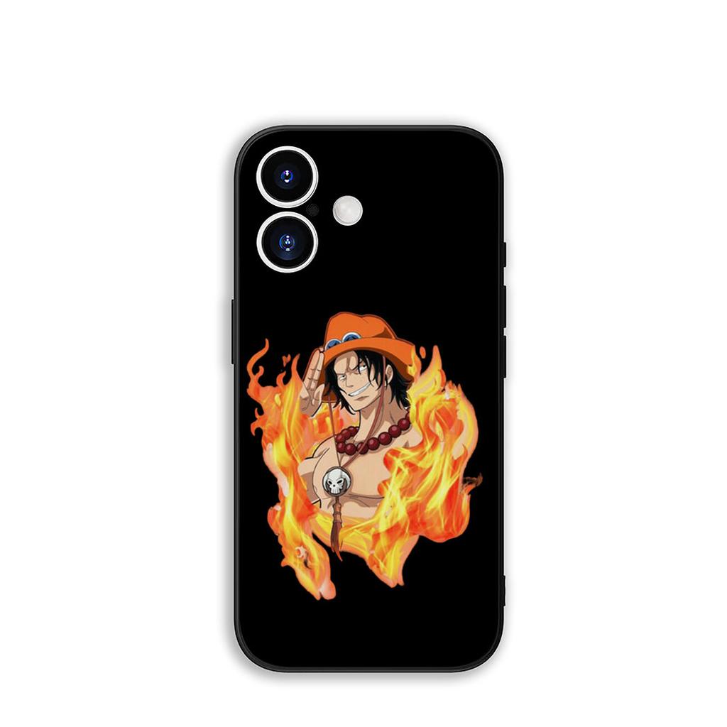 Portgas D Ace One Pieces for Samsung Galaxy A25 A37 A57 A12 A14 A31 A41 A50 A51 A70 A71 A72 A21S A04 M15 Note 20 9 8 10 Case