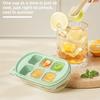 Ice Cube Mold with Sealed Lid Large Capacity Silicone Ice Tray One-Click Release Soft Bottom Freezer Safe Ice Maker for Kitchen