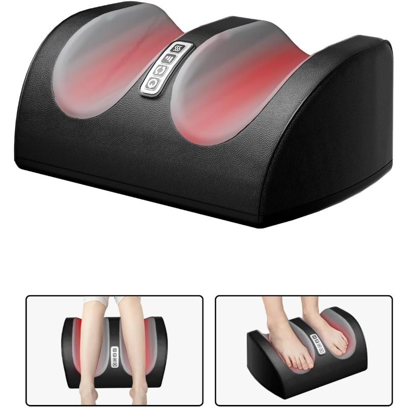 Shiatsu lábmasszírozó fűtéssel, mélyszöveti masszázs, lábizmok lazítása, láb- és vádlimasszírozó masszázsgörgőkkel