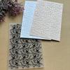 Birdcage Flowers Embossed Texture Mold for DIY Journals