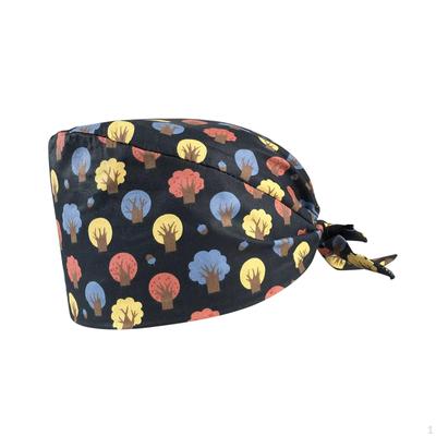 Scrub Cap Nurse Hat Elastic Breathable Female Male Head Cove Working Nursing for Beauty