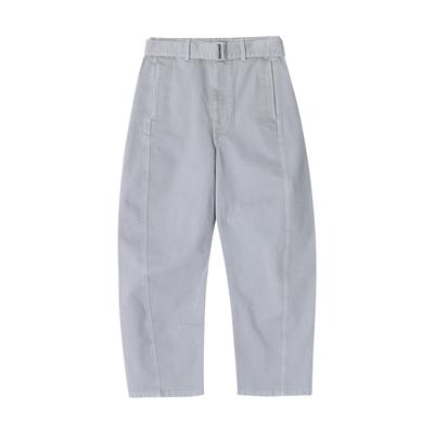 Lemaire Pa326 Ld1036 Bk948 Twist Bælte Denim Almindelige Lange Bukser