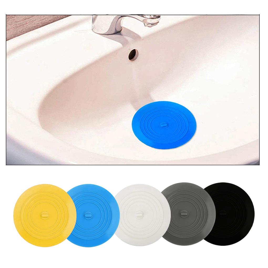 Lavabo Tıpası Silikon Yuvarlak Banyo Aksesuarı Ev Kullanımı İçin Uygun Duş Zemin Sızıntısı Kapağı Küvet Tıpaları
