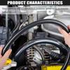 1/4" (6mm) ID Fuel Line Hose 5ft NBR Rubber Push Lock Hose High Pressure 300PSI for Automotive Fuel System Engines