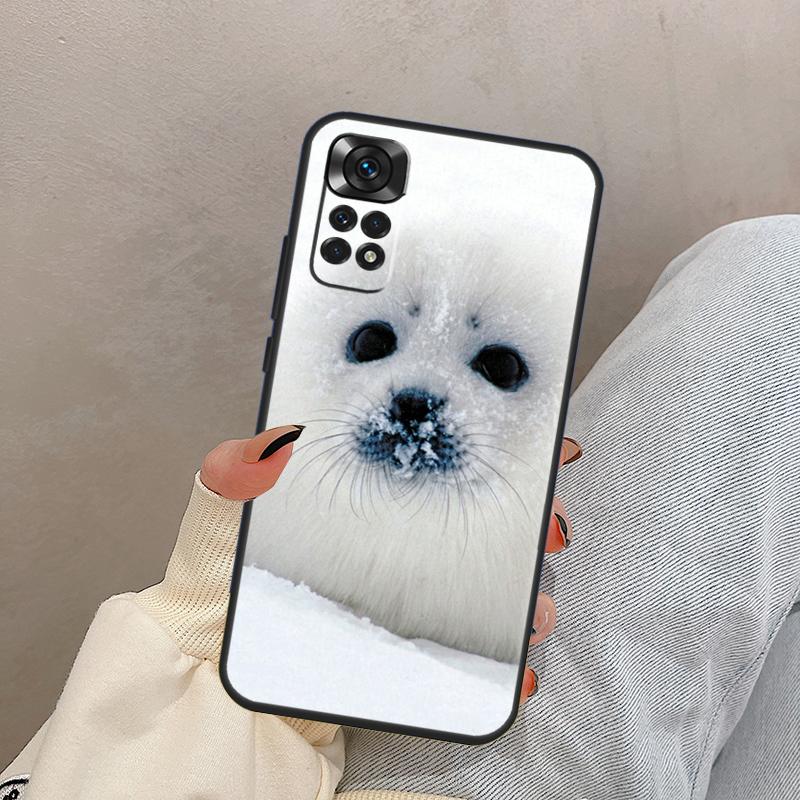 Baby Seals For Xiaomi Redmi Note 14 10 11 12 13 Pro 11S 12S Case Cover For Redmi 15 15C 14C 10C 12C 13C