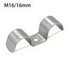 1Pcs Double Side M-Shaped Pipe Clamp Line/Wire/Tubing/Gas Hose Pipe Thickened Fixed Clamp 304 Stainless Steel Hardware Fastener