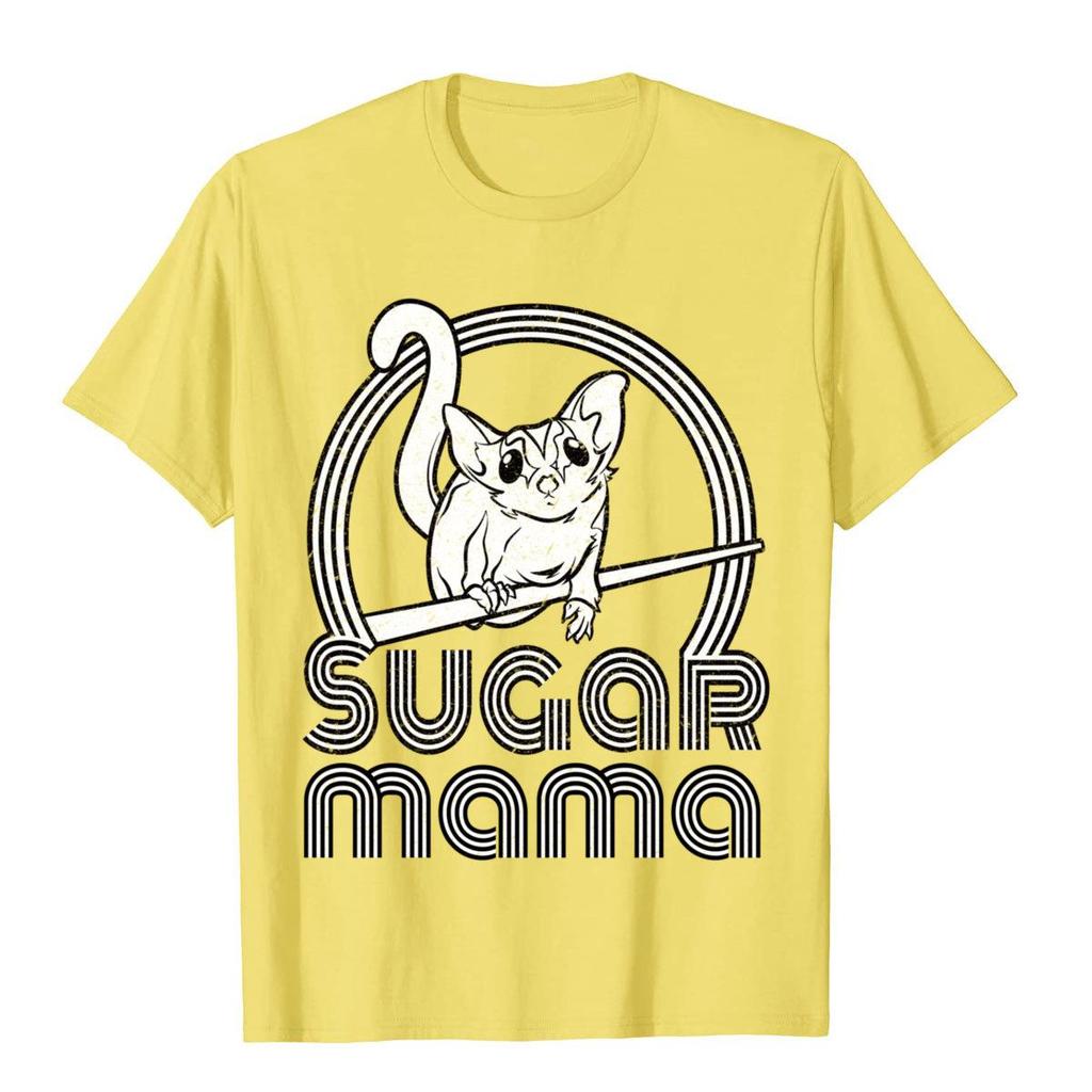 Sugar Mama Funny Sugar Glider Shirt For Sugar Glider Moms Cotton Men T Shirt Slim Fit Tops Shirts Brand New Normcore