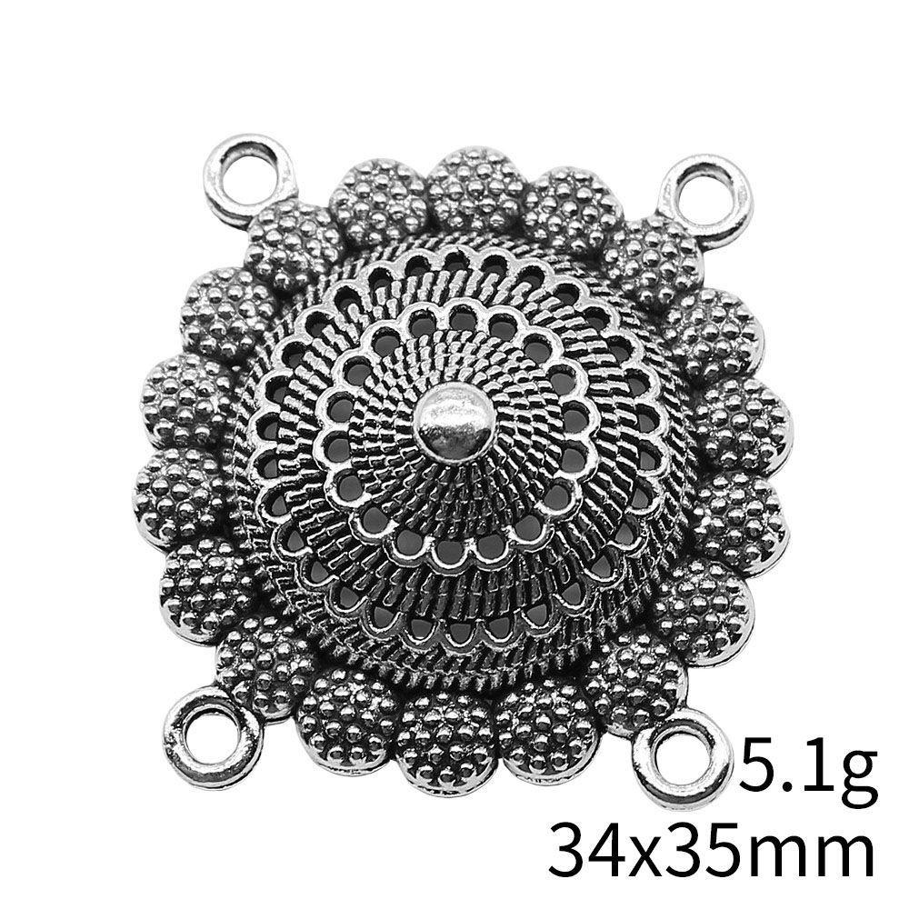 Thanksgiving Day Jewelry Findings And Components Four-Hole Necklace Connector Accessories Parts Cheap Cute Stuff Decorations And Accessories