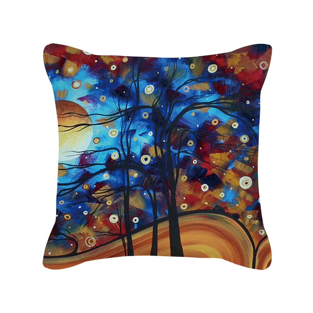 Nordischer Ins Schlichter Stil Kissenbezug Van Gogh Ölgemälde Aquarelldruck Kissenbezug Neues Zuhause