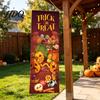 Entrance Door Decorations Halloween Flag Banner Backdrop, Spooky Pumpkin Witch Ghost Hanging Easy Home Decor Background Decoration for Indoor Outdoor