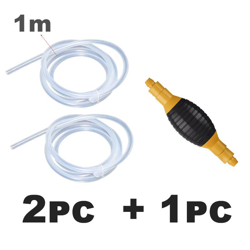 Universelle Autokraftstoffpumpe Hand-Benzinölpumpe Manuelles Saugrohr Pumpen für Flüssiges Benzin Diesel Tuning Öl Kraftstofftransferpumpe