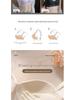 Cartoon Chest Uplift Wire-Free Seamless Half Cup Padded Bra for Small Busts